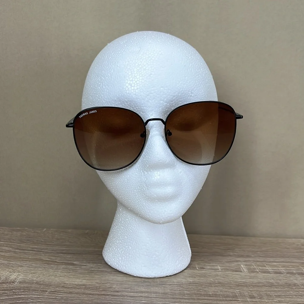 THOMAS JAMES brown ombré sunglasses